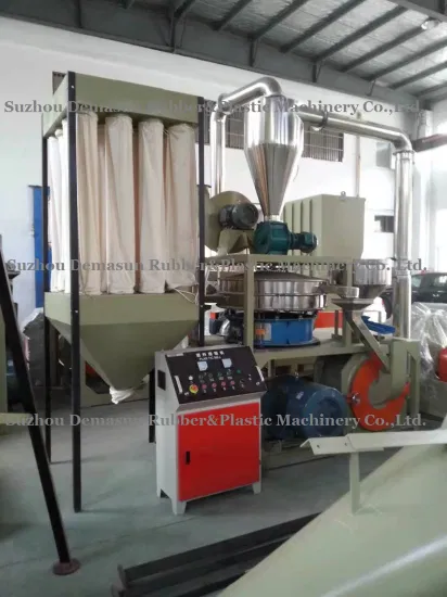 Plastic PVC Grinding Machine Flake Scrap Granules PE PP Chips ABS Pellets Miller PVC Pulverizer Extrusion Line Plastic Grinder Machine